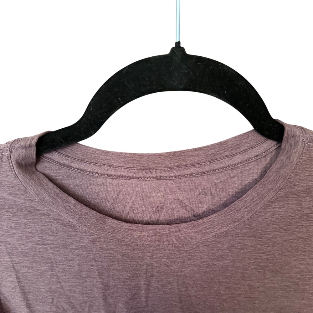 Vuori Tee Mens Large Mauve Heather Performance T-Shirt - Picture 4 of 5